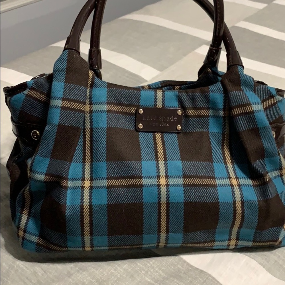 Kate Spade Plaid Shoulder Bag